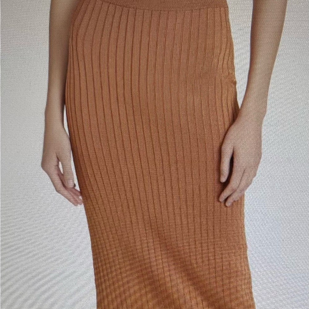 Free People Beach to Night Knit Midi Pencil Skirt